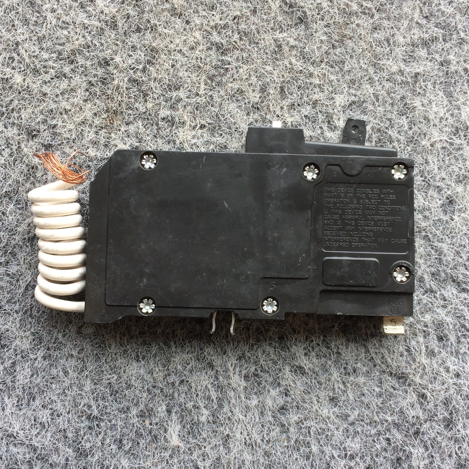 Square D QO120CAFI 20 Amp 1 Pole 120V Plug In Arc Fault CAFI Combination Breaker