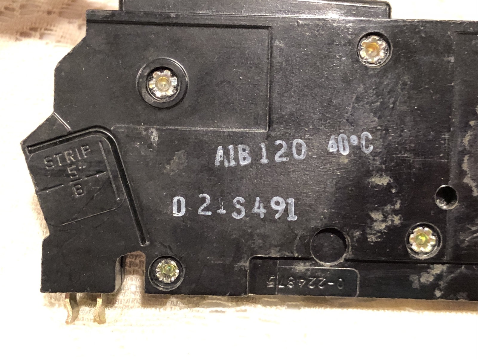 SQUARE D AlB 120 20Amp Single Pole Unit 1 phase PANEL CIRCUIT BREAKER used