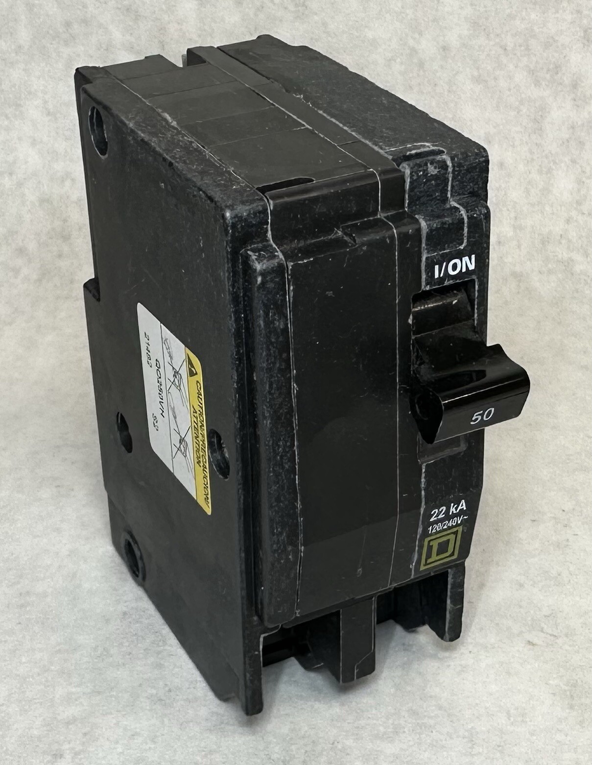 NEW Square D QO250VH Plug-On Circuit Breaker 50 Amp, 2-Pole
