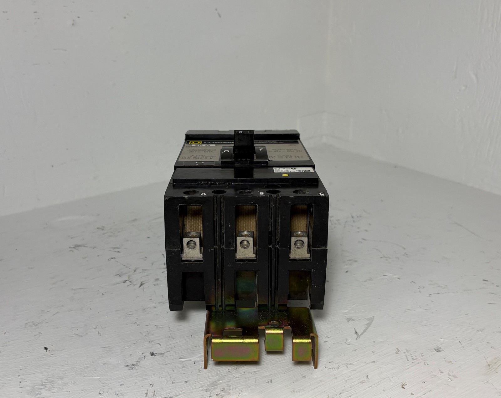 Square D I-Line FI36020 20A I-Limiter Circuit Breaker 480/600V 3 Pole 20 Amp