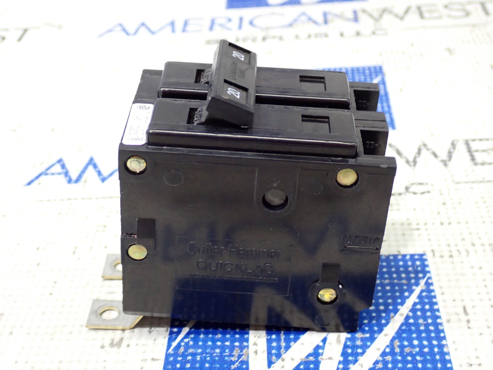 Eaton QBHW2020 20 Amp 2 Pole 22KA 120/24V Bolt On Circuit Breaker Tested