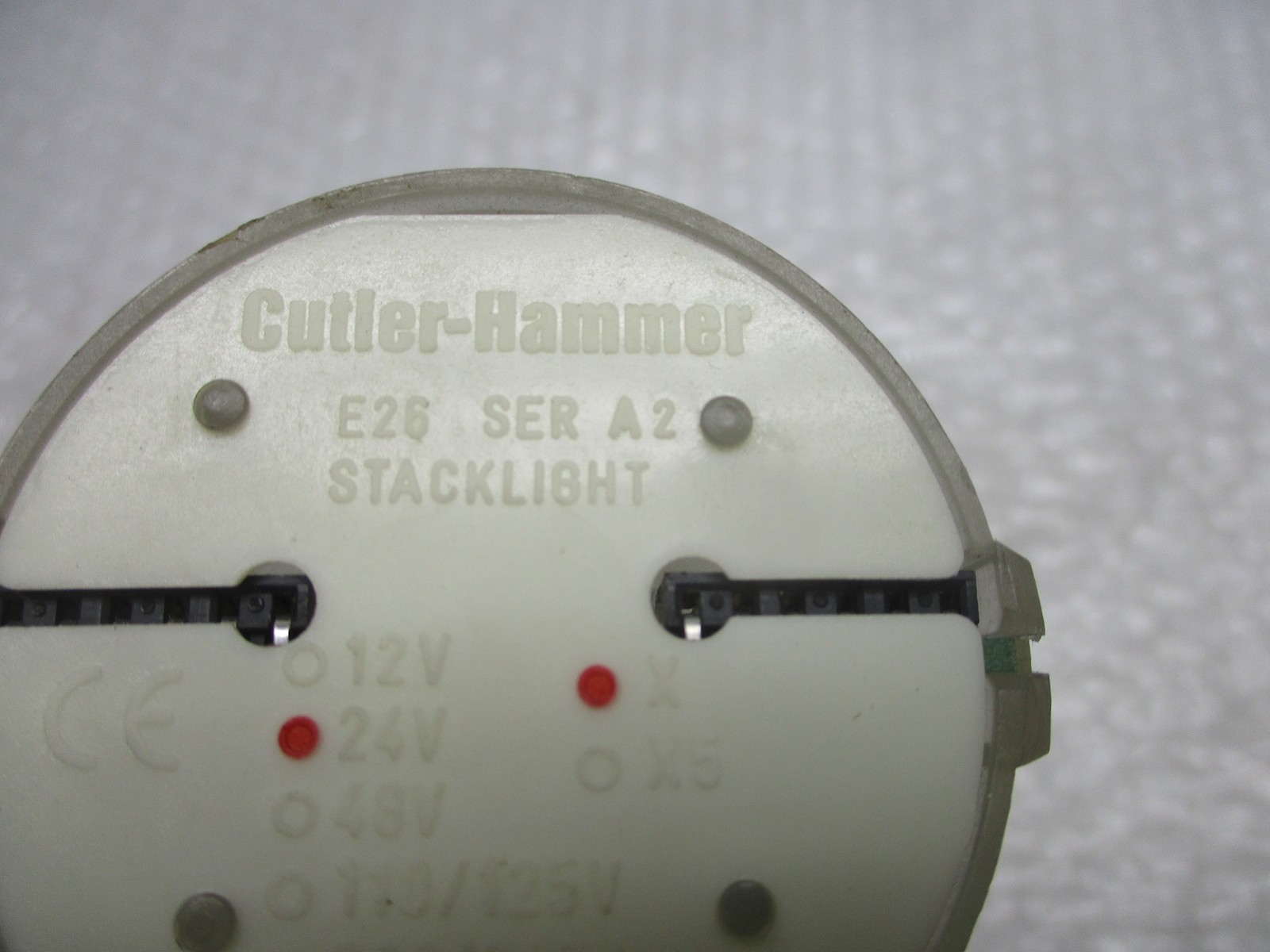CUTLER HAMMER E26 SER.A2 STACKLIGHT WHITE NSNP