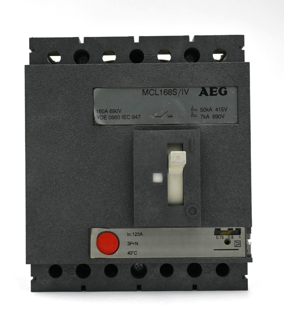 AEG MCLBS168S/IV MCL168S/IV CIRCUIT BREAKER ENR910-263-408 90…125A 750…1500A