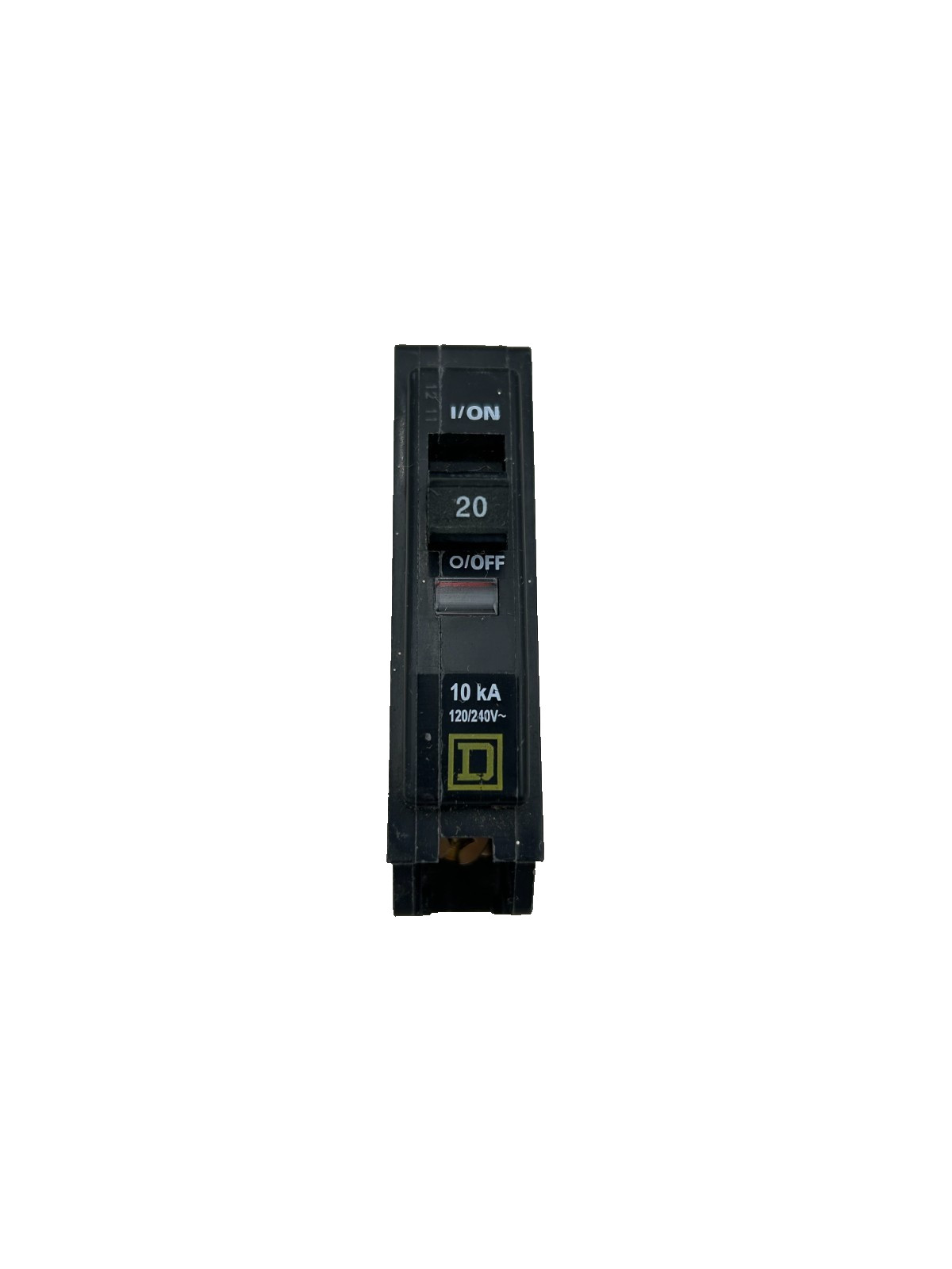 (10) New No Box Square D QO120 Circuit Breaker Plug-in 20A 1-Pole 120/240V