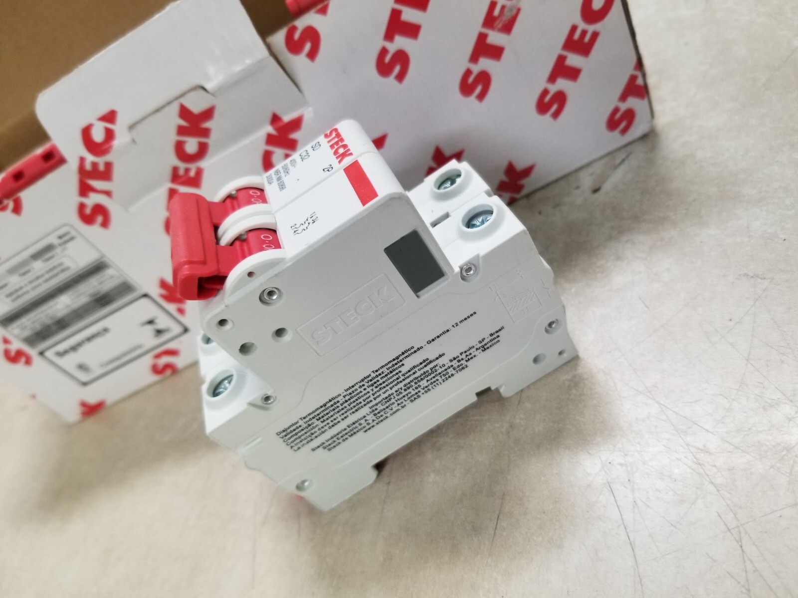 Steck SD62 Mini Interrupter 32A 2P Circuit Breaker SDD62C32 – Box Of 6
