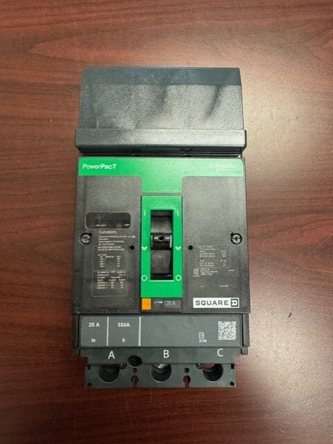 HJA36025 3Pole 25Amp 480/600Volt I-Line Square D HJA Circuit Breaker BRAND NEW