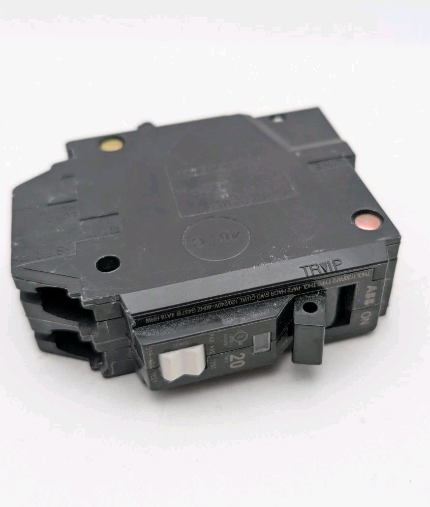 ABB Reliahome 20A Plug-On Neutral CAFCI Circuit Breaker THQL1120PAF2A (No Box)