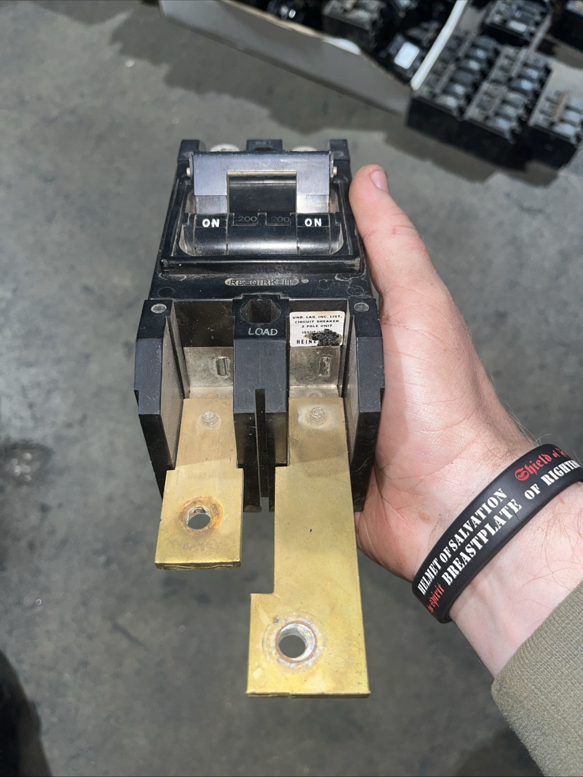 Heinemann Wadsworth CJ2-G3-W 2P 120/240V 200 AMP Main Breaker CJ2-G3-W