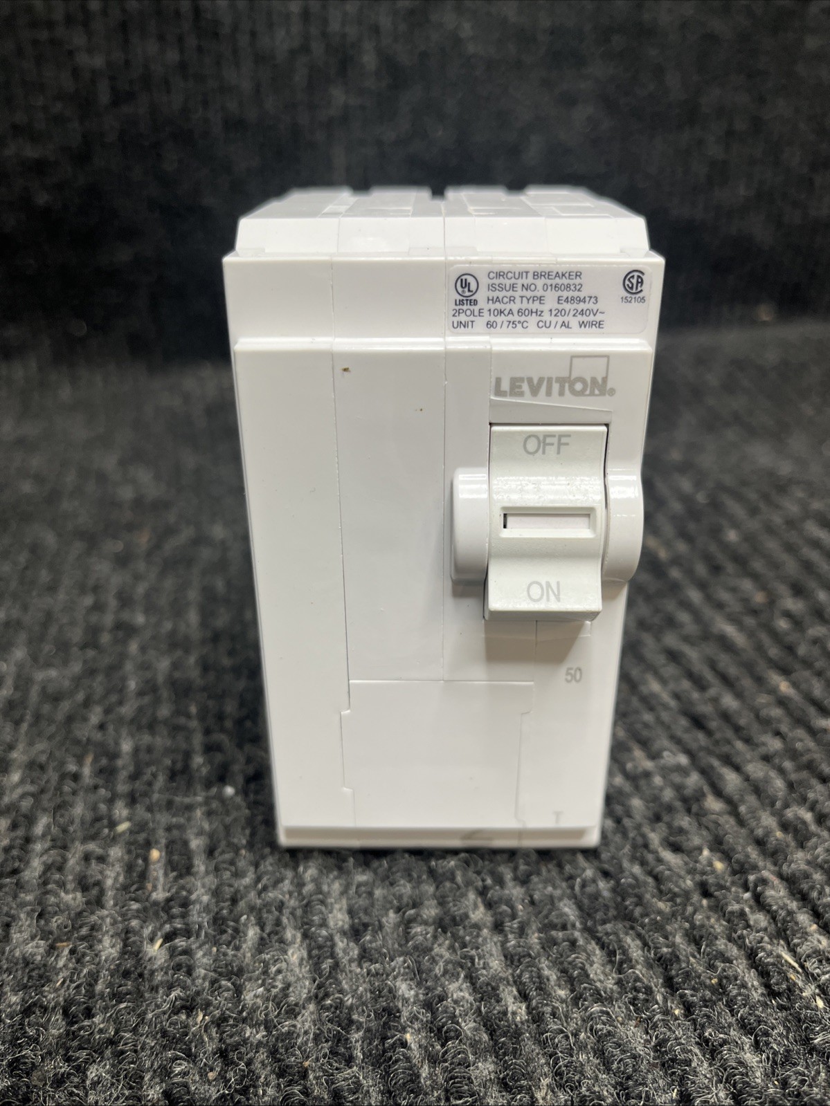🔥Leviton Circuit Breaker Standard Branch 2-Pole 120 V/240V Thermal Magnetic