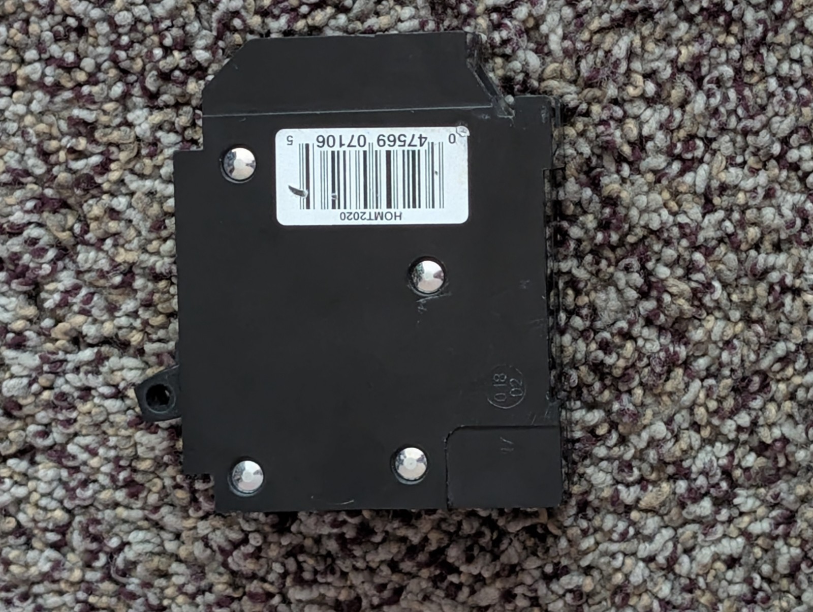 Square D HOMT2020 Homeline 20 amp 1 Pole Tandem Circuit Breaker