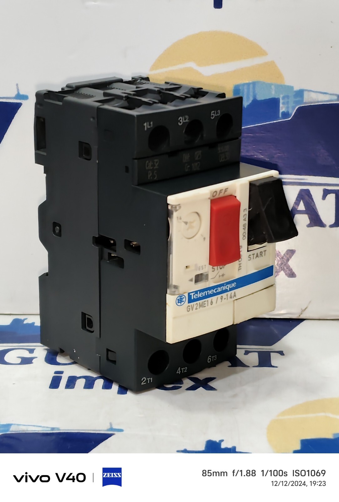 TELEMECANIQUE / SCHNEIDER GV2ME16/9-14A 3 POLE MANUAL MOTOR STARTER TESTED OK