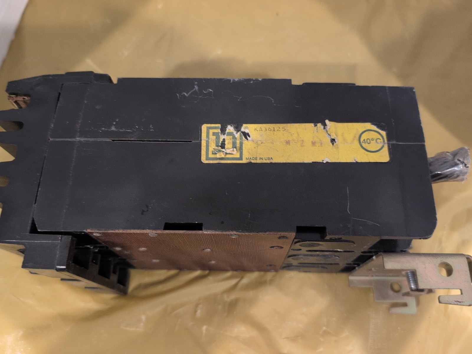 Square D 125 AMP 600 VAC 3 Pole Circuit Breaker
