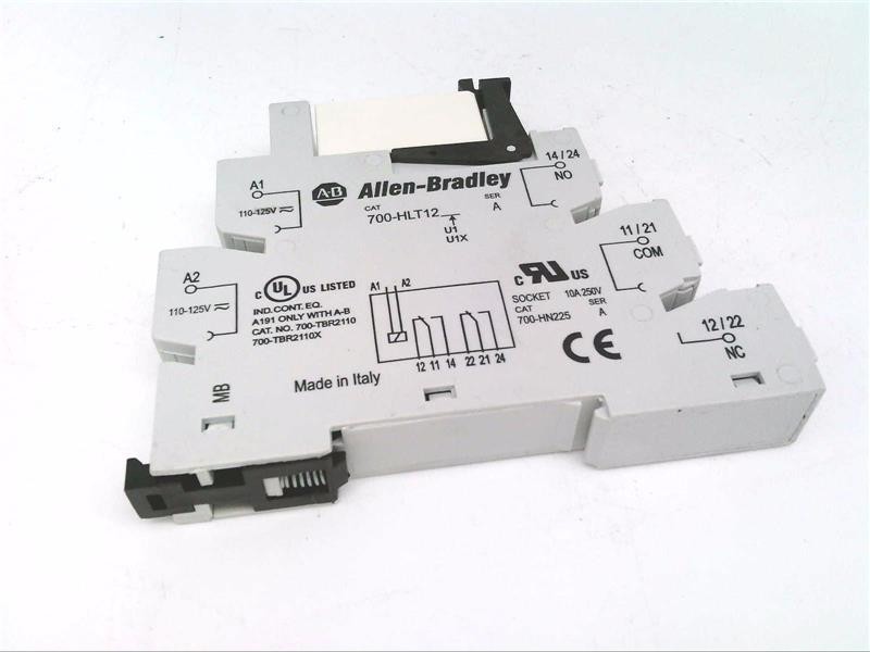 700-HLT12U1 ALLEN BRADLEY TERMINAL BLOCK RELAY W/ SOCKET SCREW CL NEW – OPEN BOX