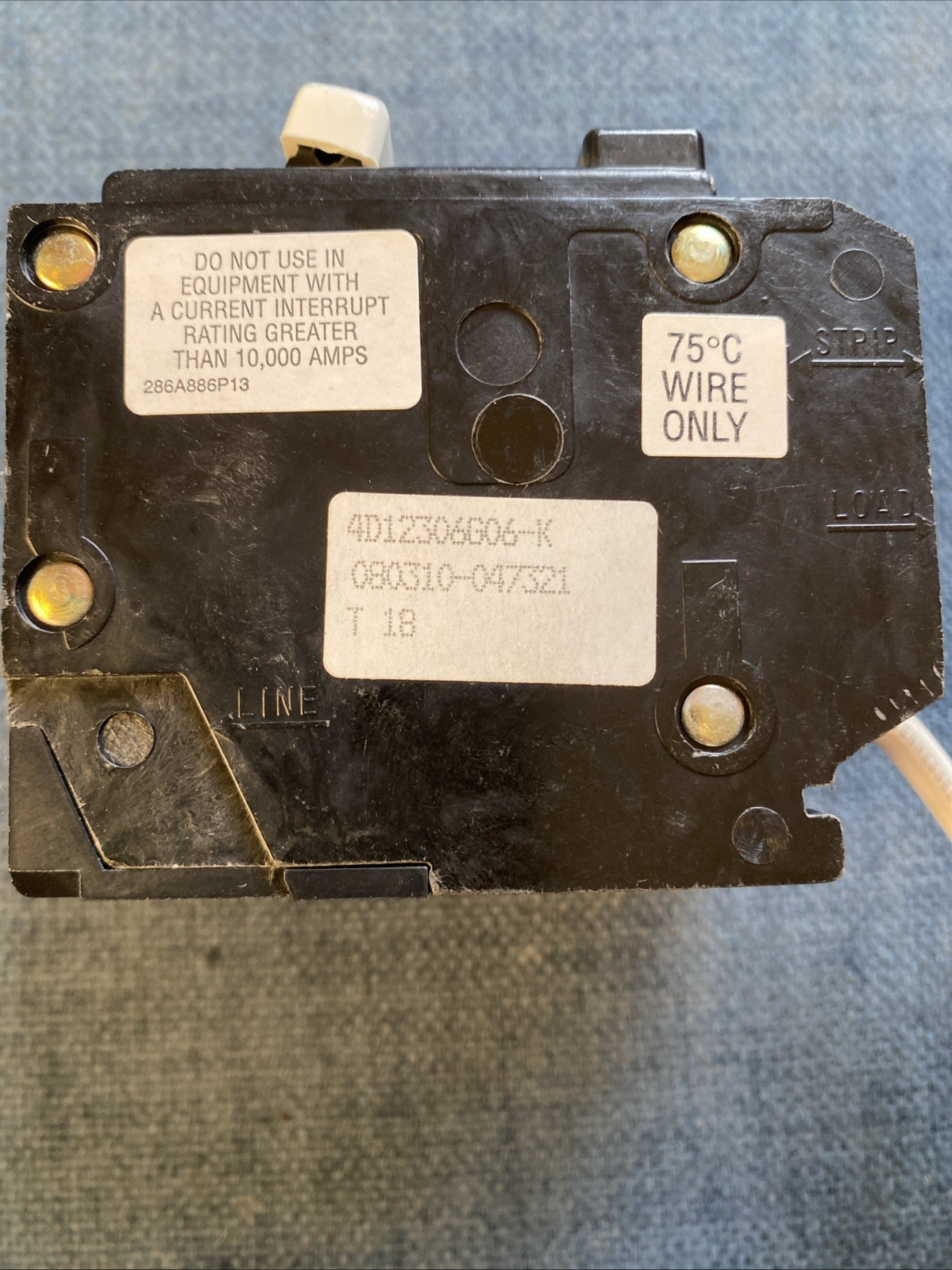 GE 50 Amp 240-Volts Double Pole Ground Fault Breaker with Self-Test