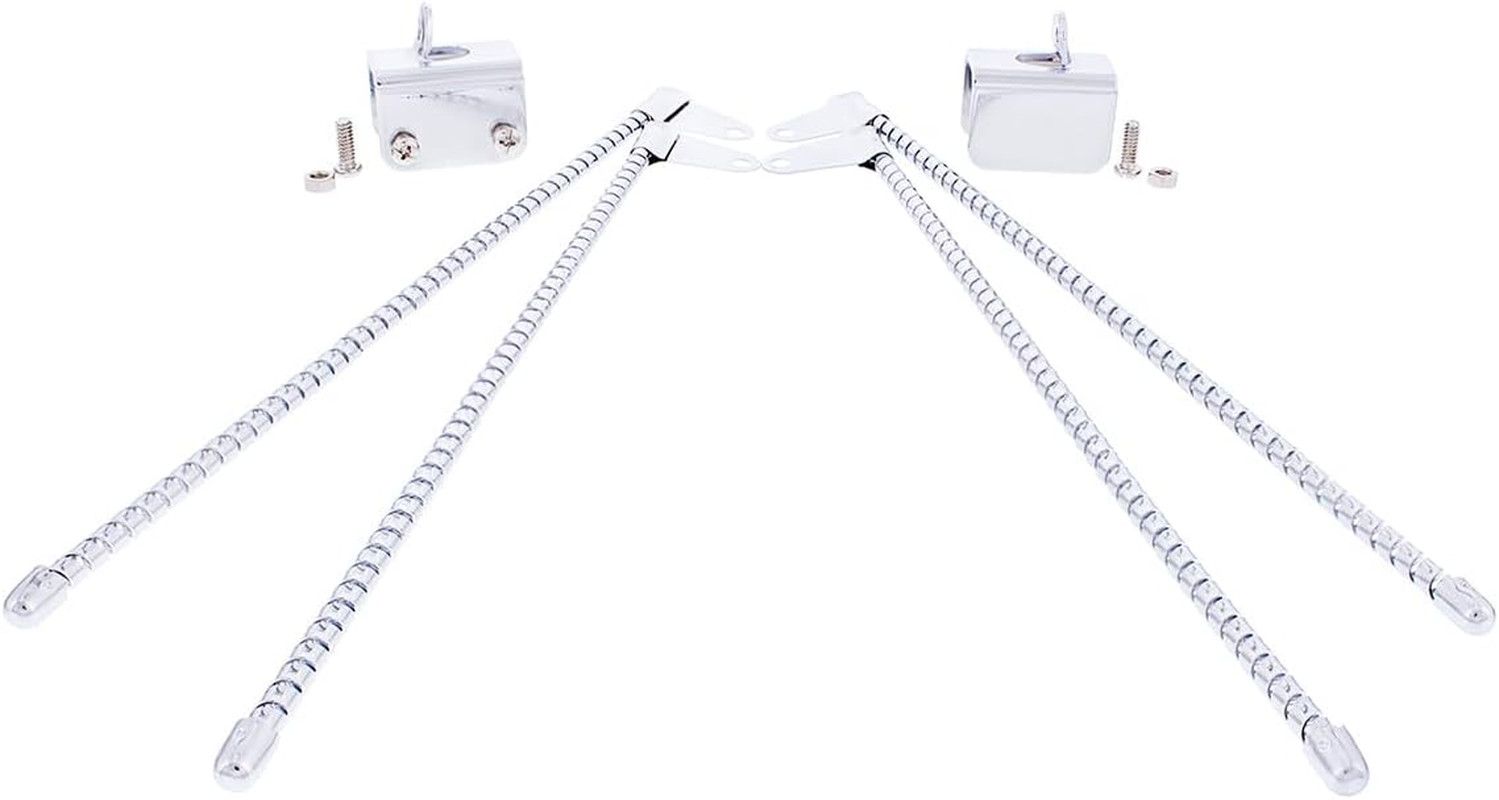 70203 Chrome Curb Feelers, Universal Fitment, Helps to Prevent Curb Damage, Curb