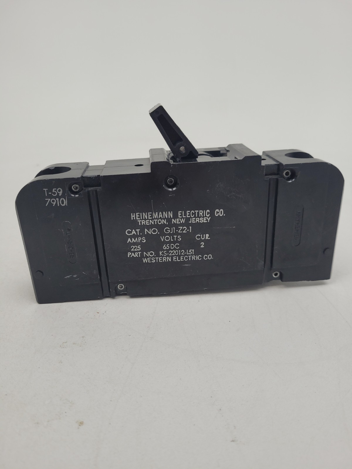 GJ1Z21 / KS22012L51 Heinemann 225 Amp 65VDC Circuit Breaker – Next Day Option