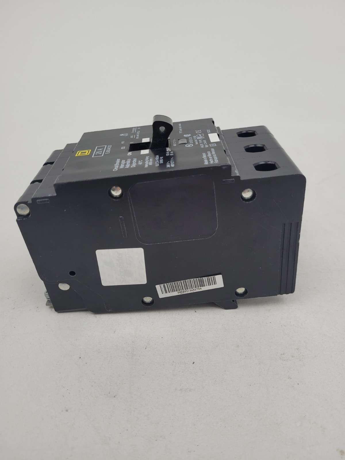 EJB34020 Square D 20 Amp 480 Volt Circuit Breaker – Next Day Option – New