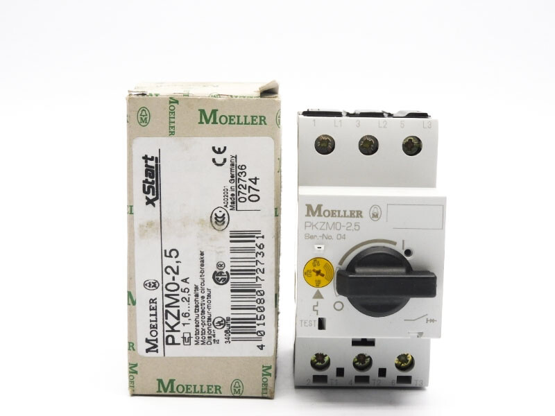 KLOCKNER MOELLER PKZM0-2,5 600VAC 1.6-2.5A NSMP