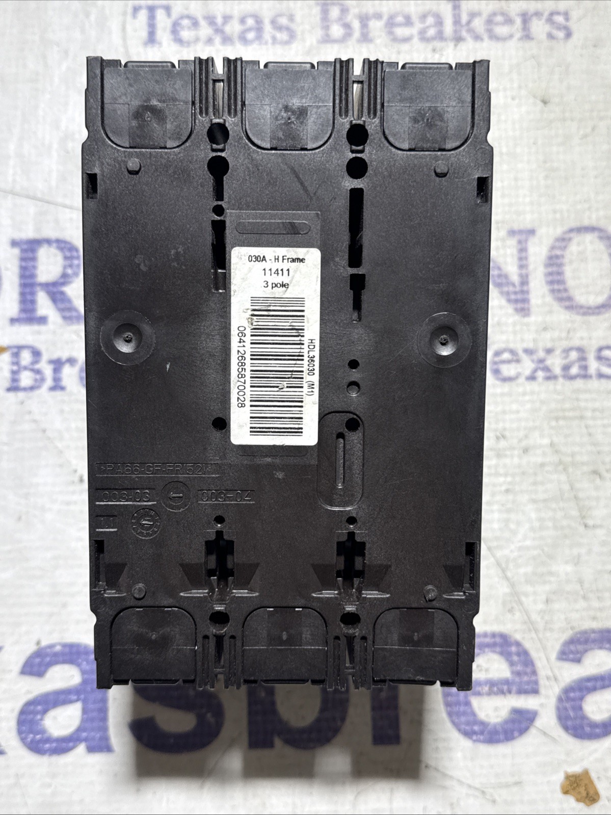 SQD HDL36030 Circuit Breaker 30A 3P 600V 3PH HDL 30 Amp 3 Pole Used