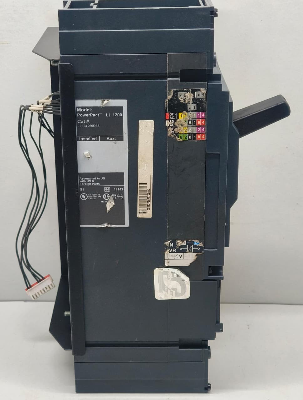 SQUARE D POWER PACT LL 1200 LLF37060D33 600A CIRCUIT BREAKER