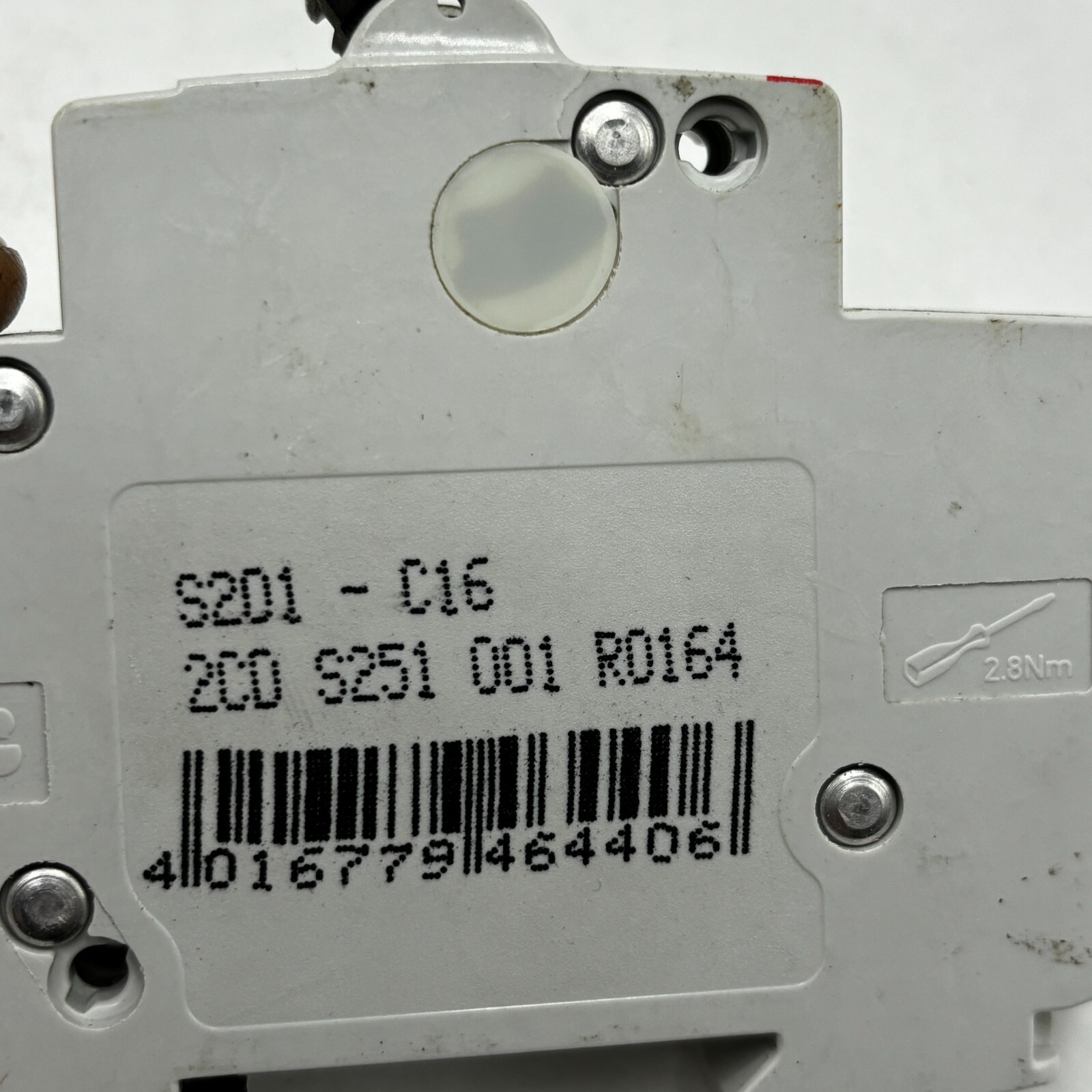 LOT OF 2 ABB S 201 C 16 CIRCUIT BREAKER 1POLE UNIT S201C16 230/400🔔