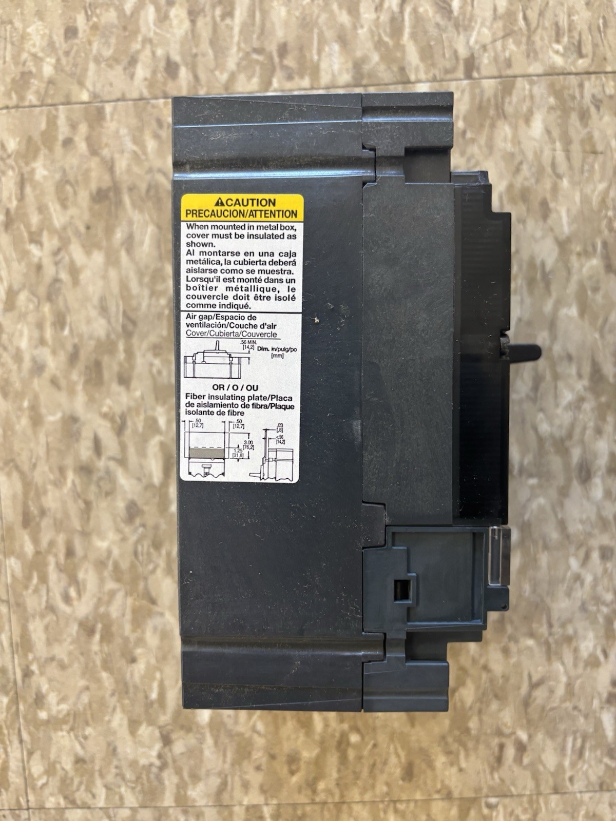 NEWSquare D HGL36060U31X 60A 3P 600V Circuit Breaker