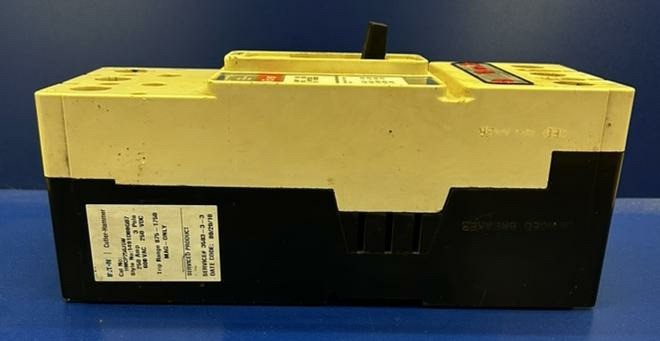 Eaton 250A 600V Breaker HMCP250J5W -Used