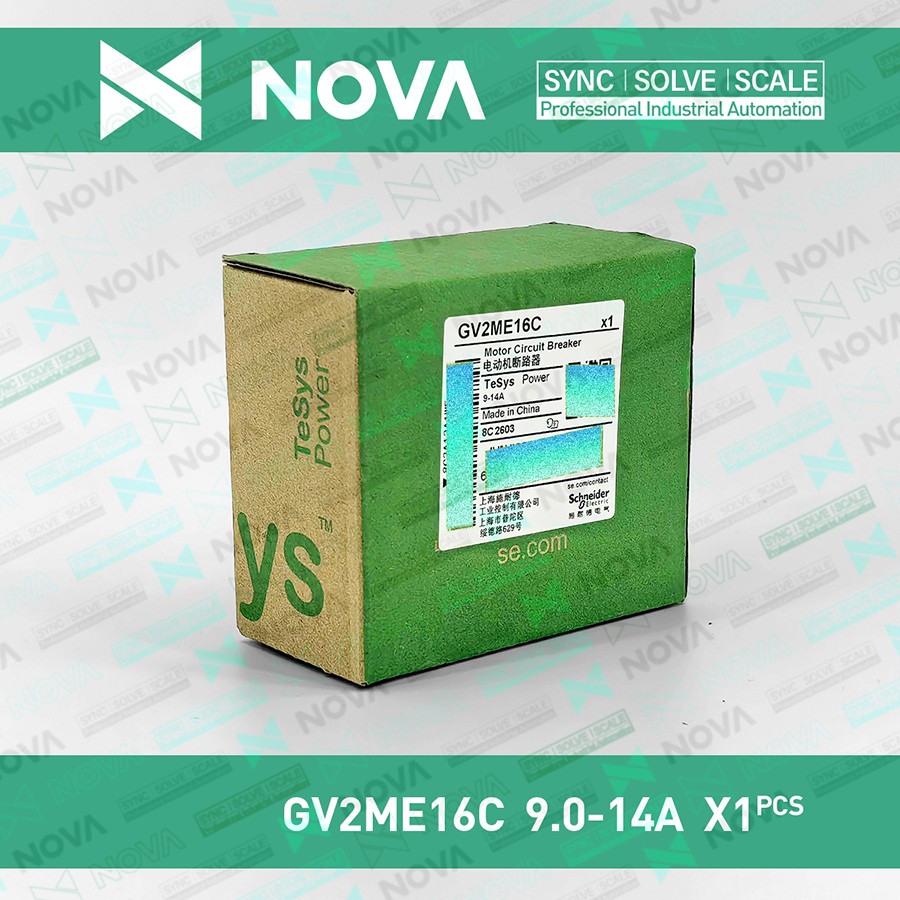 1pc New TeSys Deca GV2ME Series 16C 9.0-14A Motor Thermal-Mag CB GV2ME16C