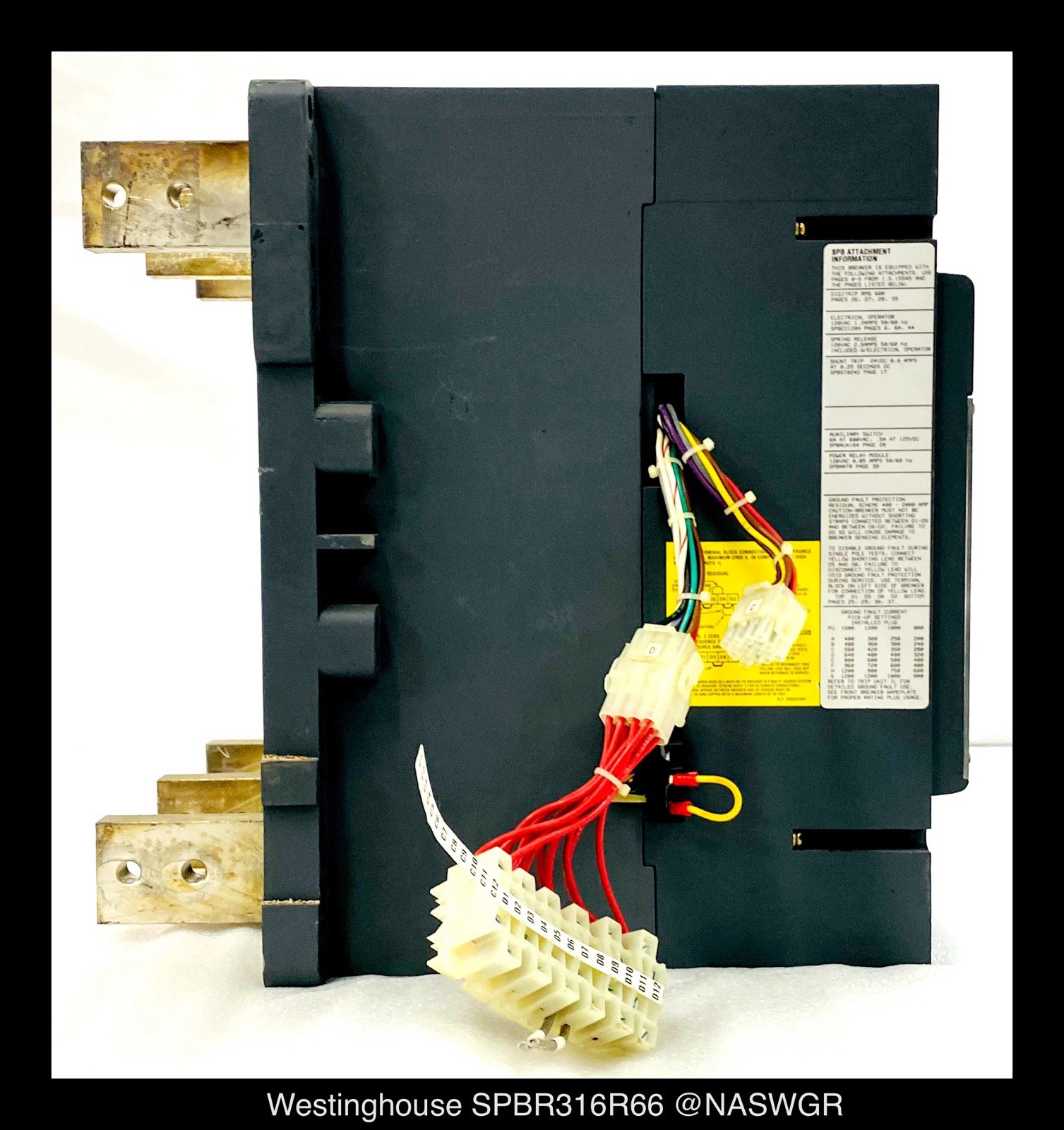 Westinghouse SPB-100 Circuit Breaker EO/BI – 1600A – Tested/1Yr Warranty