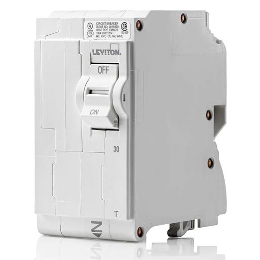 Leviton LB230 30A 2 Pole 120/240V Plug-On Standard Branch Circuit Breaker