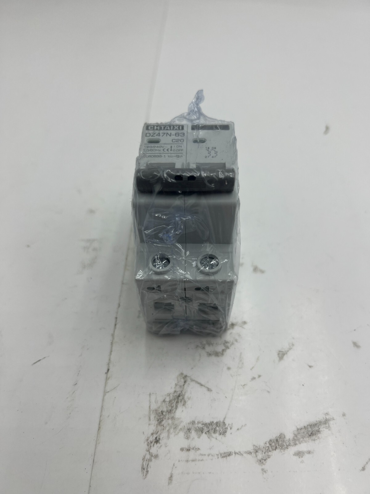 Chtaixi Circuit Breaker DZ47N-63 C20 2 Pole 120/240V 50/60Hz