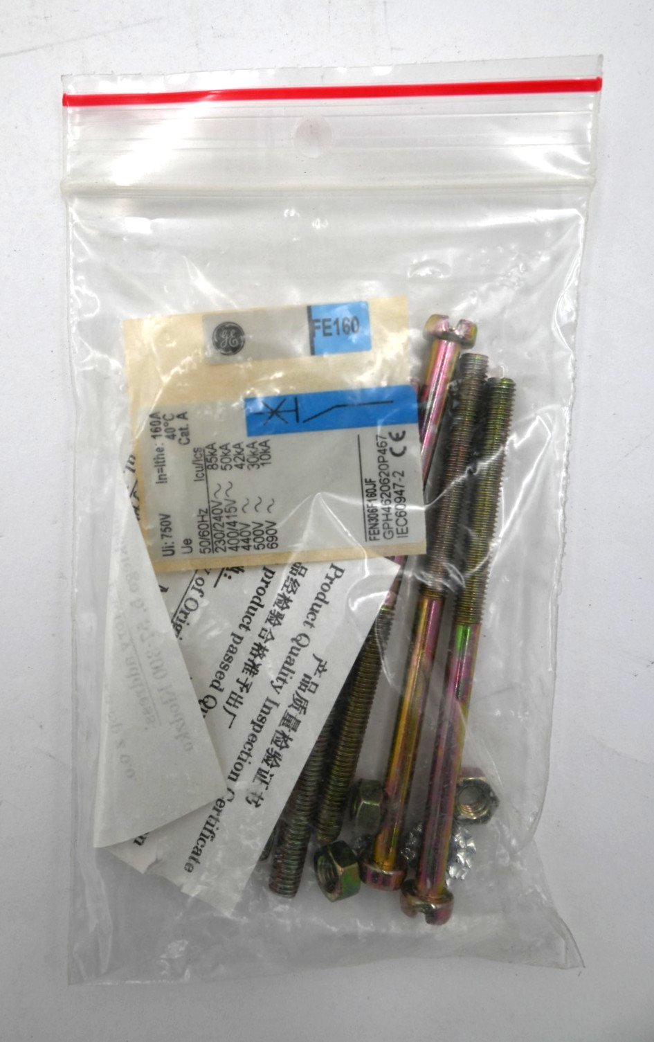 GE RECORD PLUS FE160 CIRCUIT BREAKER FEN306F160JF 160A