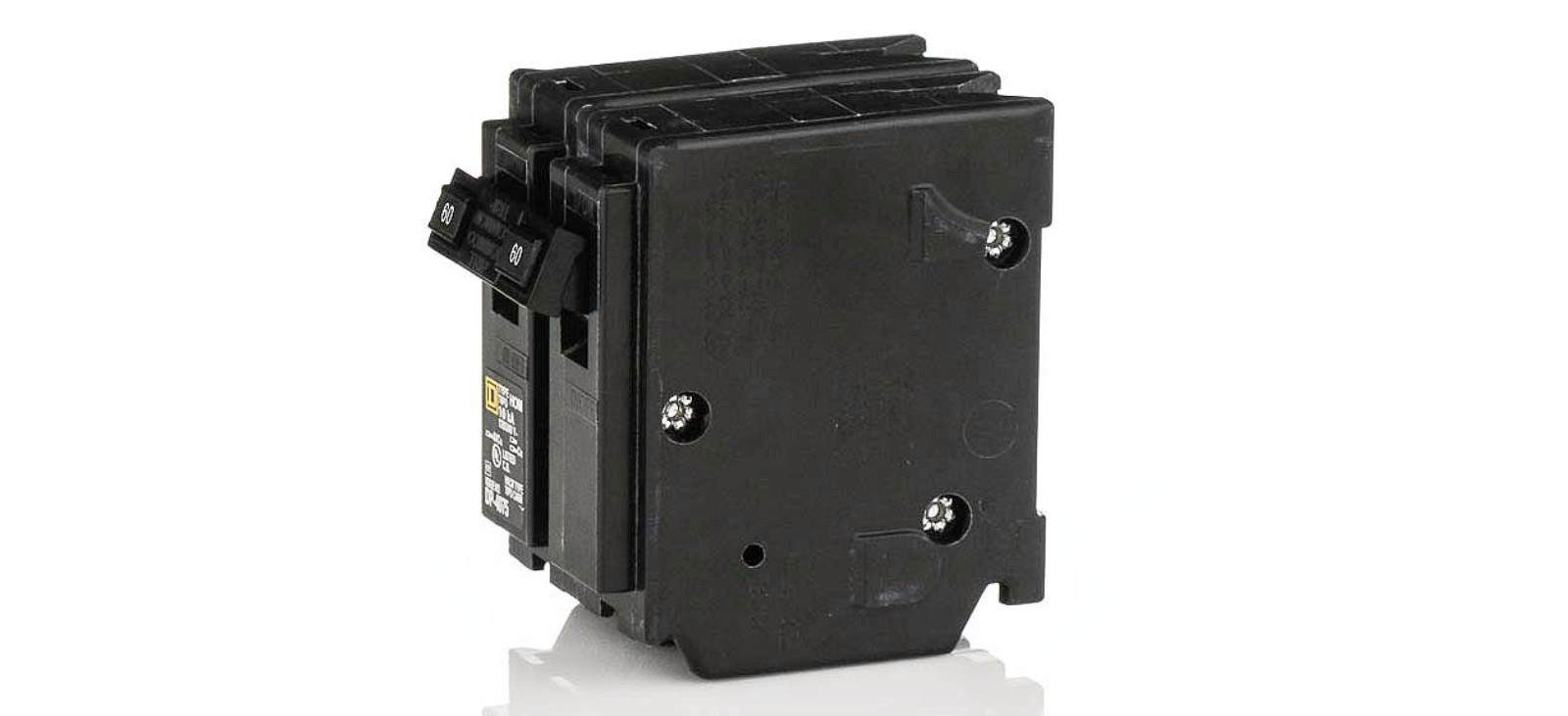 Square D HOM260 60 A 2 Pole 240 Volt Miniature Circuit Breaker HOM260CP New!!