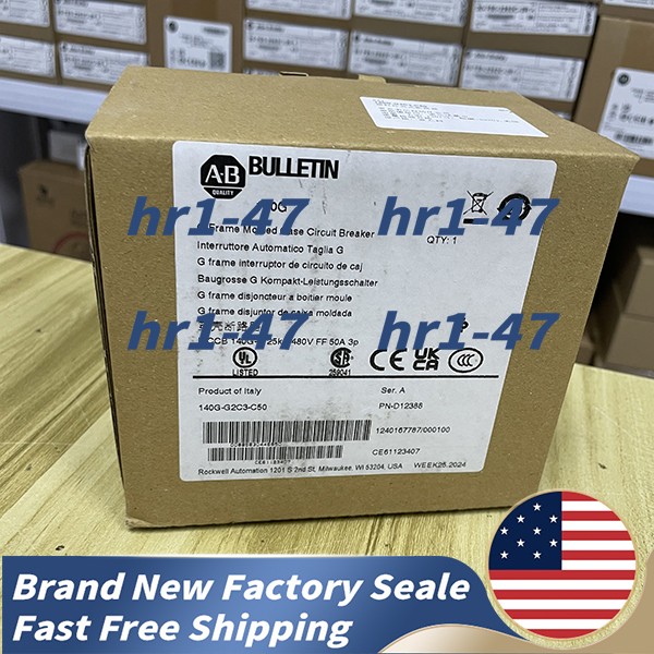 Brand NEW Allen Bradley 140G-G2C3-C50 MCCB Free Shipping