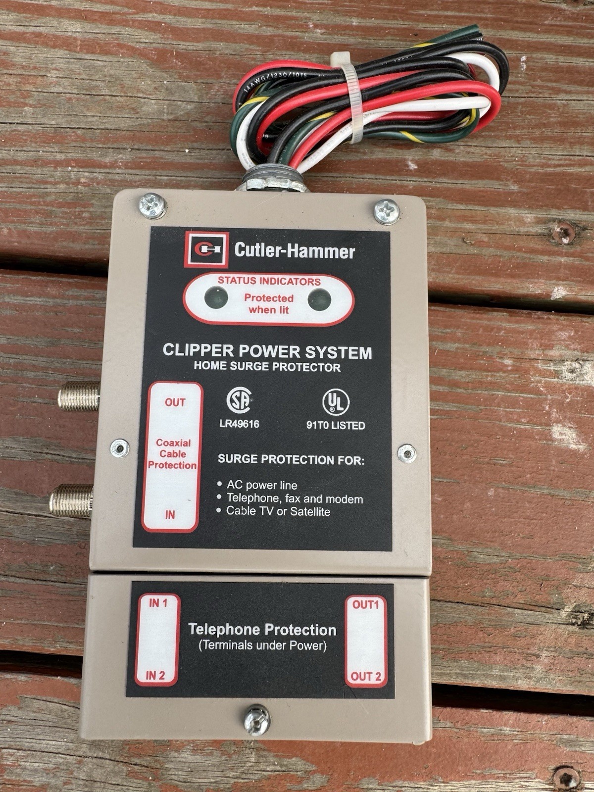 New CUTLER-HAMMER Clipper Power System Home Surge Protector CHSPCHSRB A0HP8H0702