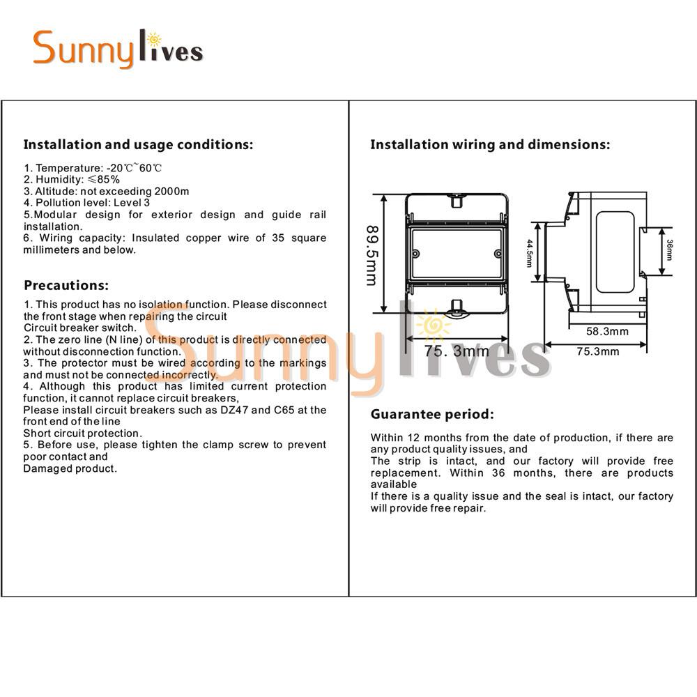 3-phase Tuya WiFi Overload Time Delay Energy Meter Limit Circuit Breaker 100A