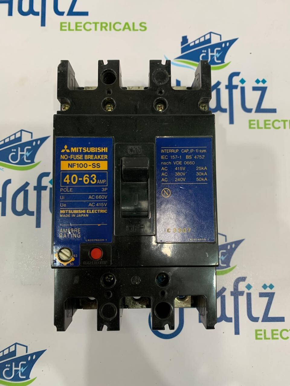 MITSUBISHI NF100-SS CIRCUIT BREAKER 40-63 A SELECTABLE FREE FAST SHIPPING