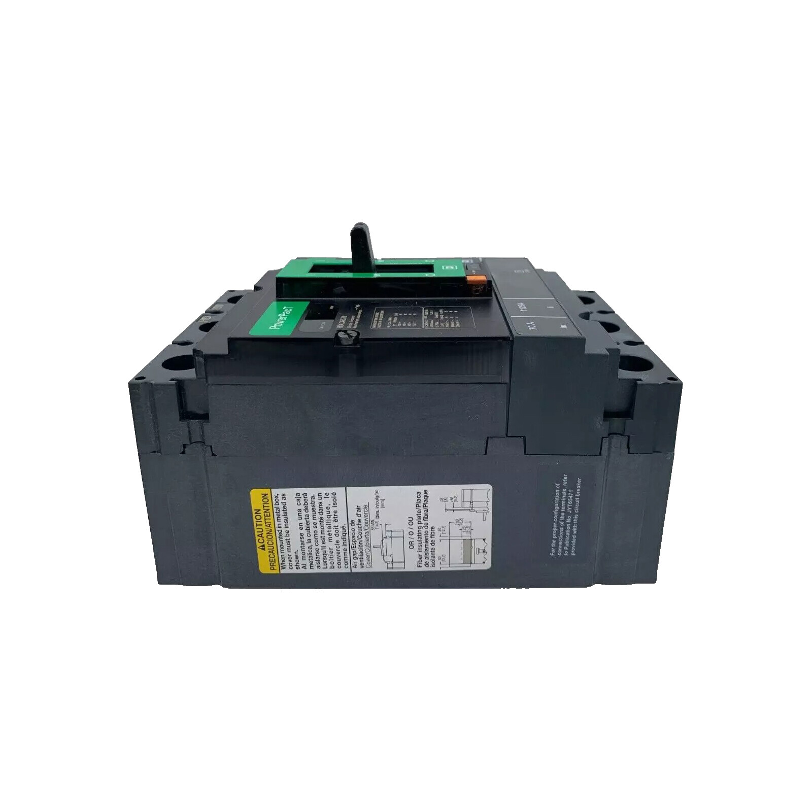 NIB – Square D – HDL36070 – 70A, 3-Pole Circuit Breaker , Thermal-Magnetic Trip