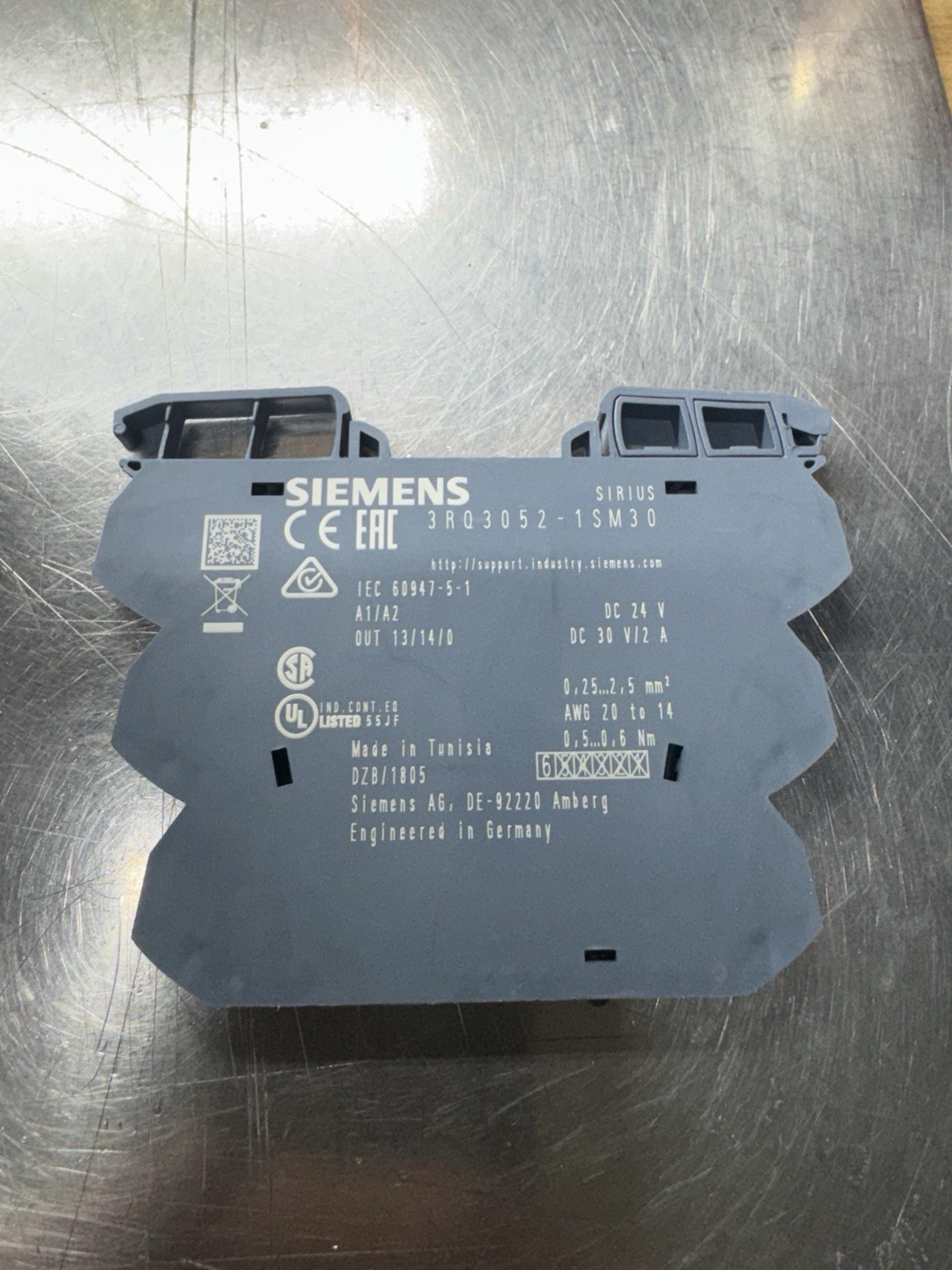 NEW 1 BOX OF 5 SIEMENS 3RQ3055-1SM30 3RQ3055-1SM30, FREE SHIPPING, RETURNS OK