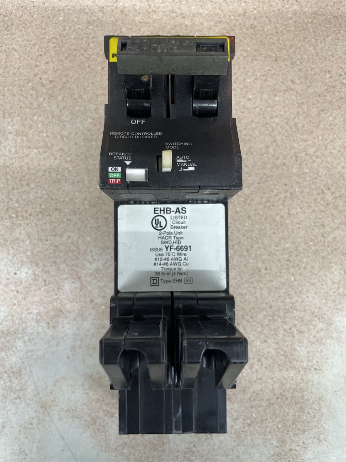 Square D EHB24020AS Circuit Breaker 20A 2Pole 480 V