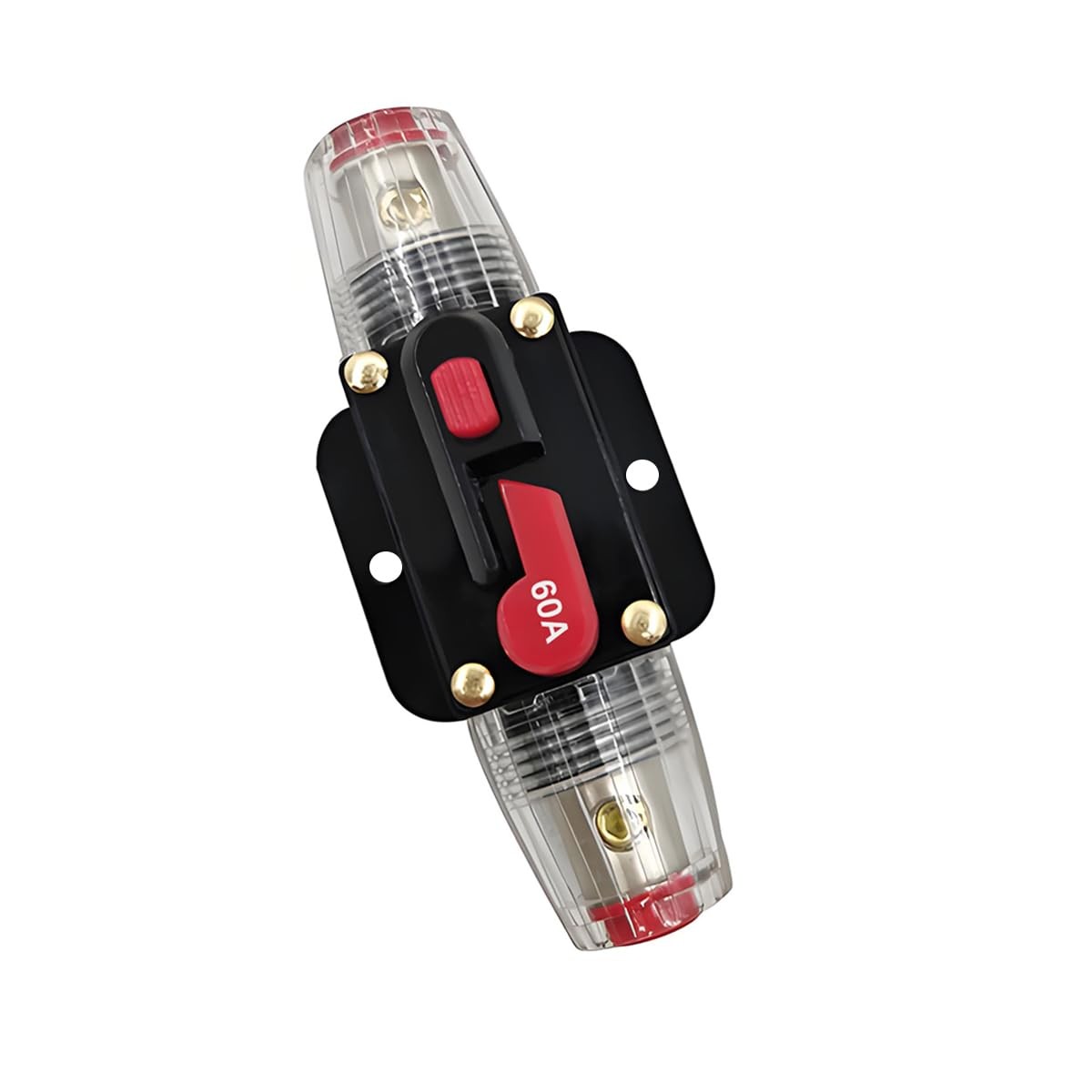60 Amp Car Circuit Breaker, 12V-24V Manual Reset Vehicle Inline Fuse Inverter…