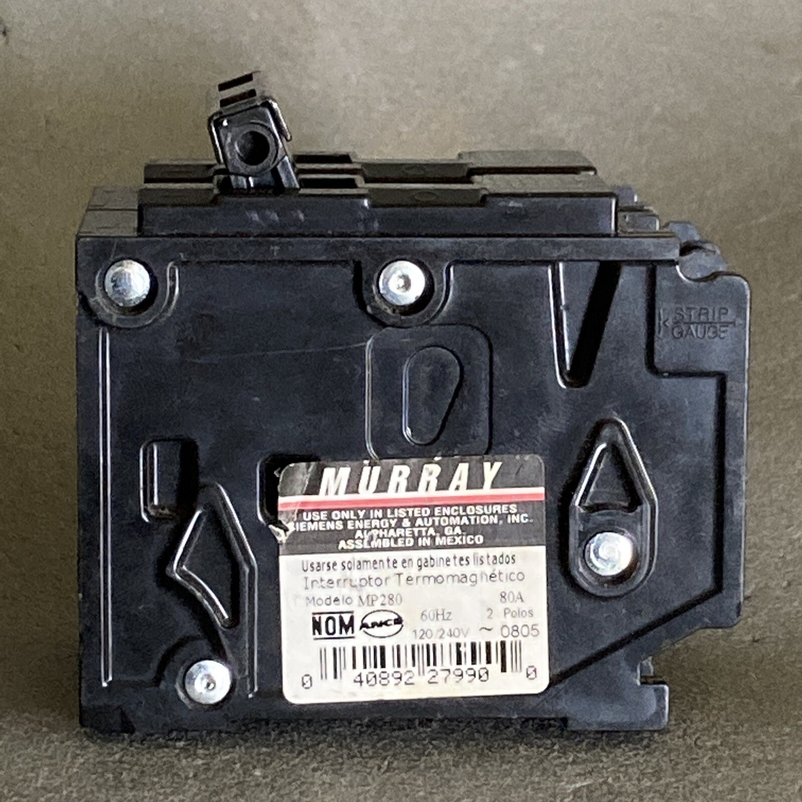 MP280 Molded Case 80A 240V Circuit Breaker 2Pole MP Series MP-T Circuit Breaker