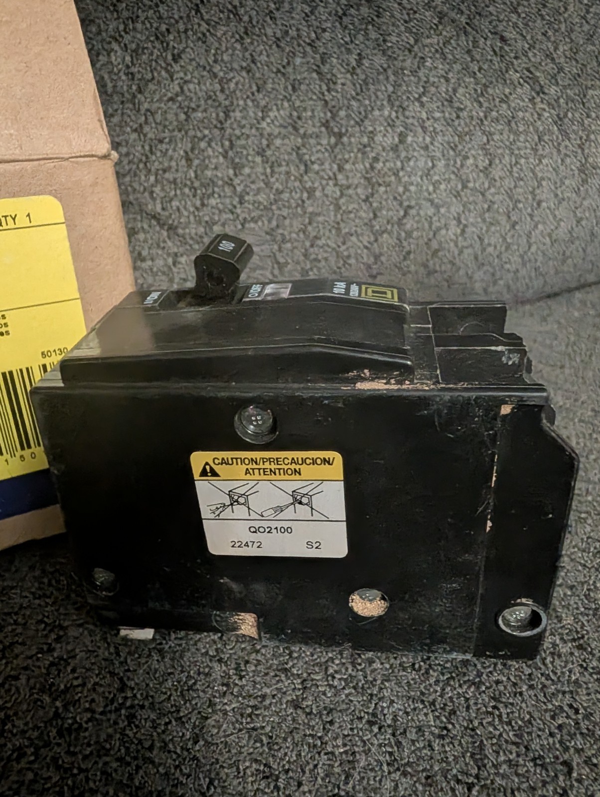 QO2100 Square D PowerPact 100A 2-P Breaker
