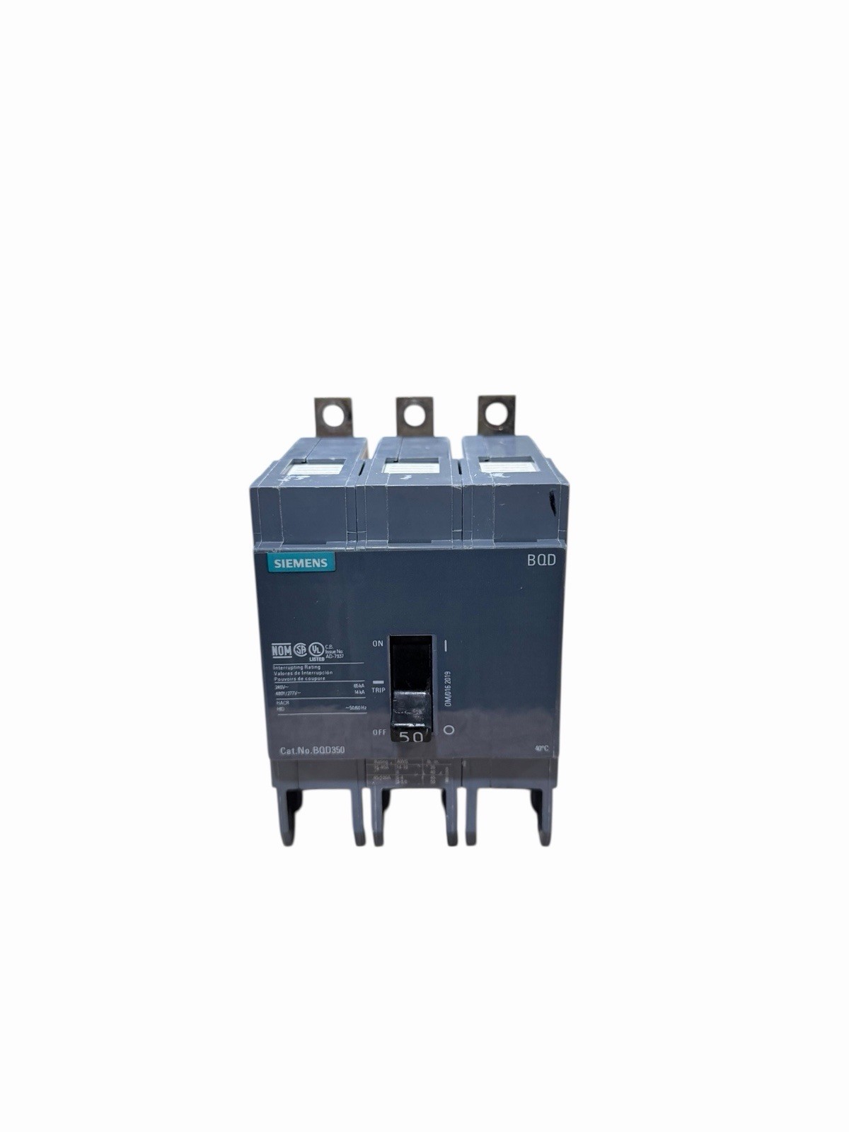 Siemens BQD350 50A 3 Pole 480Y/277V Bolt-On Circuit Breaker