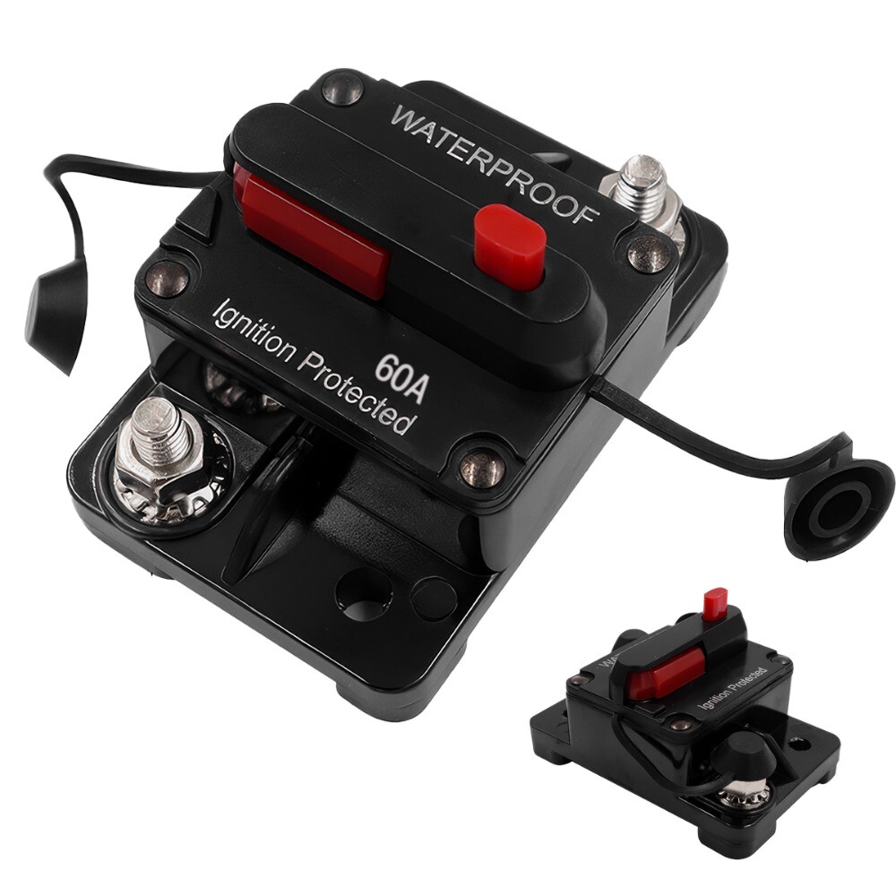 2Pcs 100AMP Car Circuit Breaker Fuse Reset DC 12V-48V for Marine Boat Waterproof