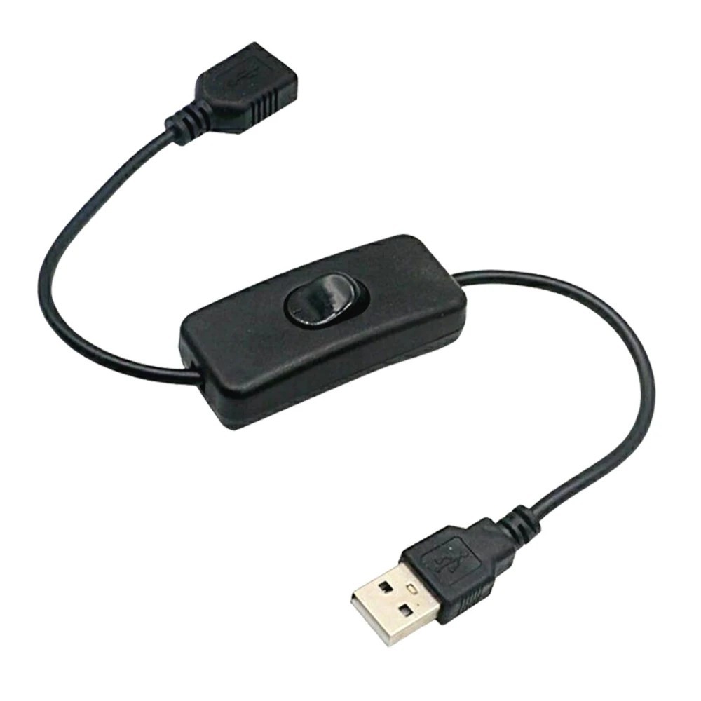 USB Cable With Switch ON/OFF Cable Extension Toggle for USB Lamp USB Fan Power