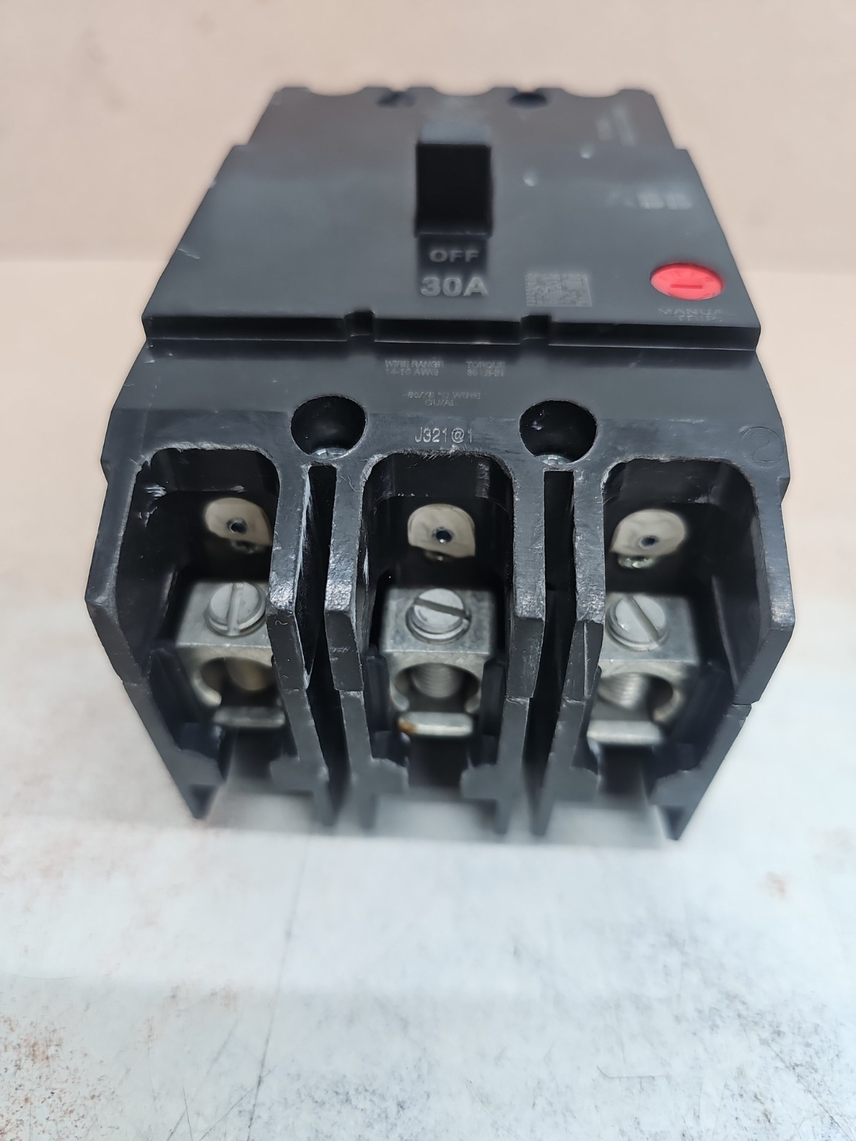New Old Stock General Electric TEY330 Circuit Breaker 30A 3-Pole 480Y/277V