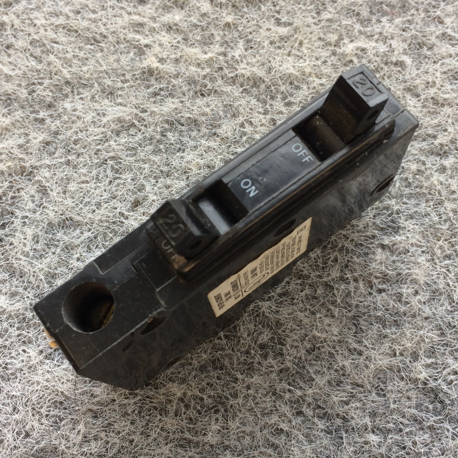 Square D QOT2020 20 Amp 1 Pole Clamp Connect Piggyback Tandem CLIP QO2020