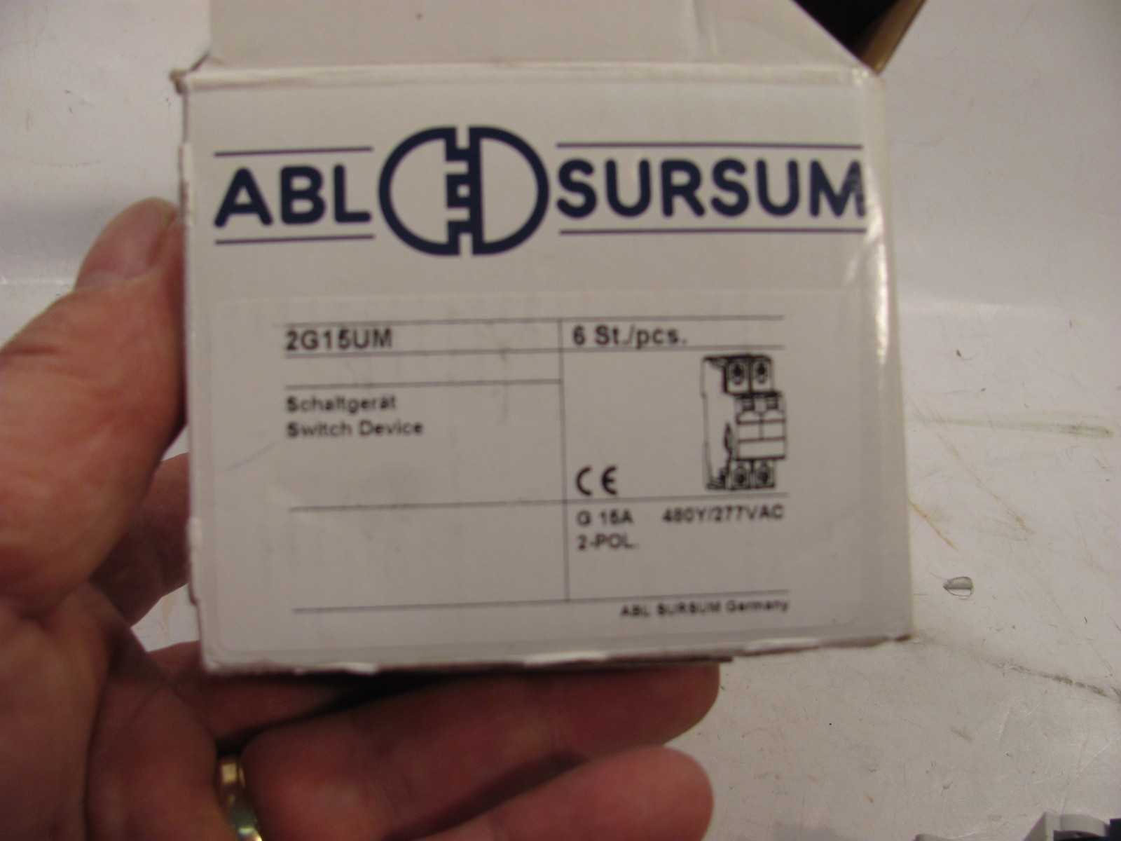 ALTECH 2G15UM 15 amp 2 POLE 480Y / 277 VAC CIRCUIT BREAKER UL508