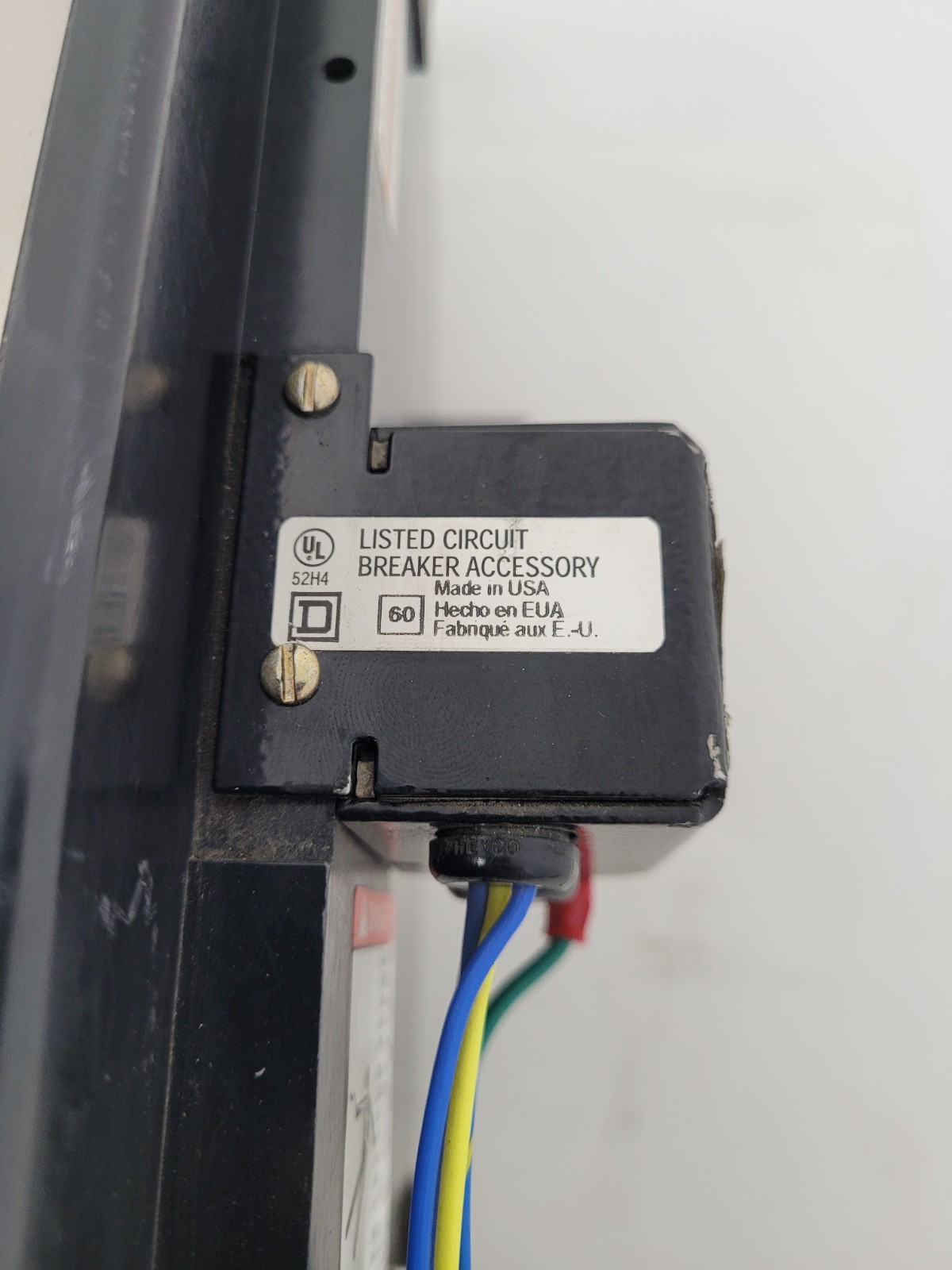 PHF361600A680 Square D 1600A 600V 2000A Frame Circuit Breaker w/ PA11286 Aux
